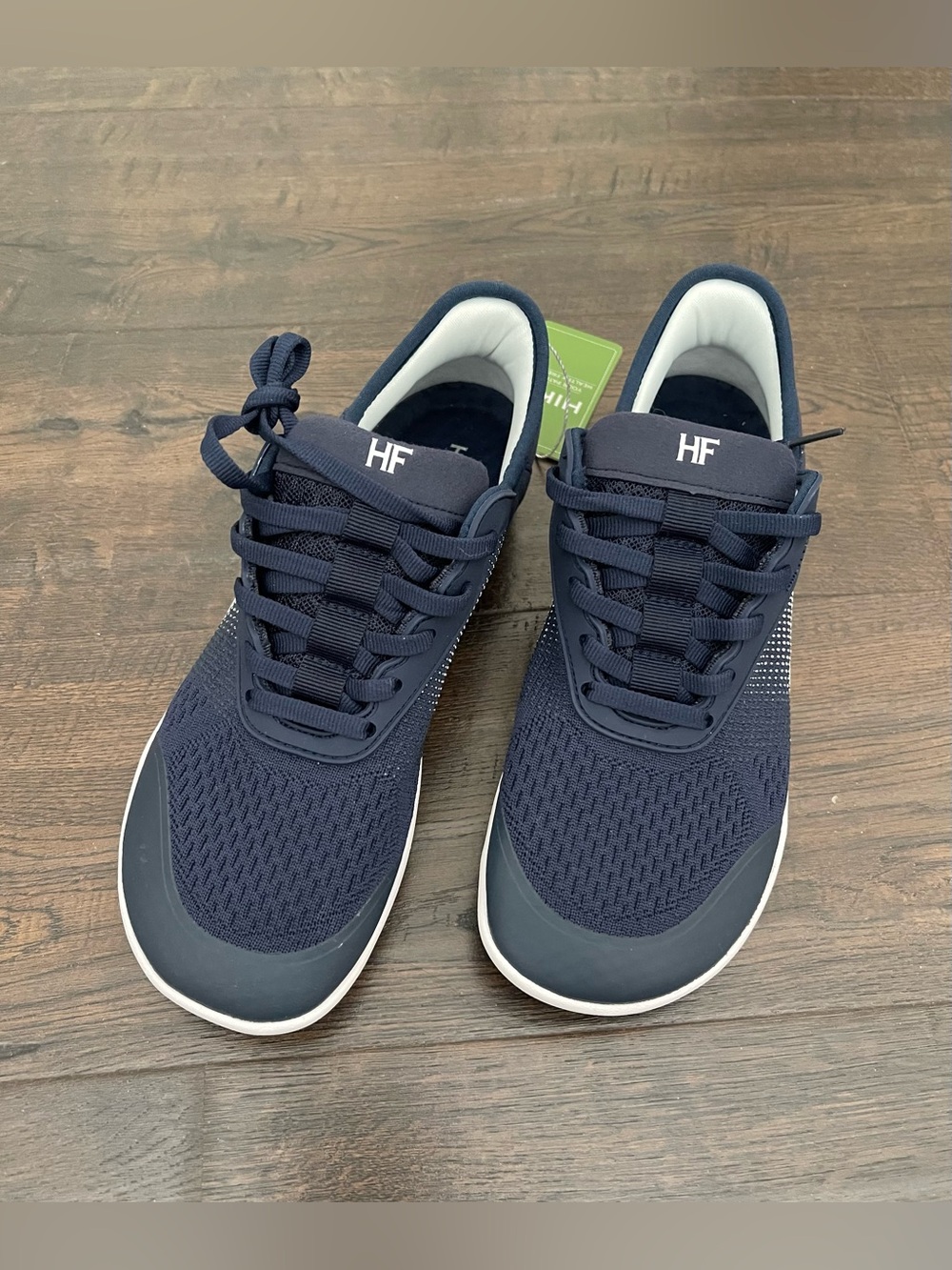 HIKE Footwear Navy Blue Stride Lace-Up Casual Sneakers Women’s Size 38 (7.5)